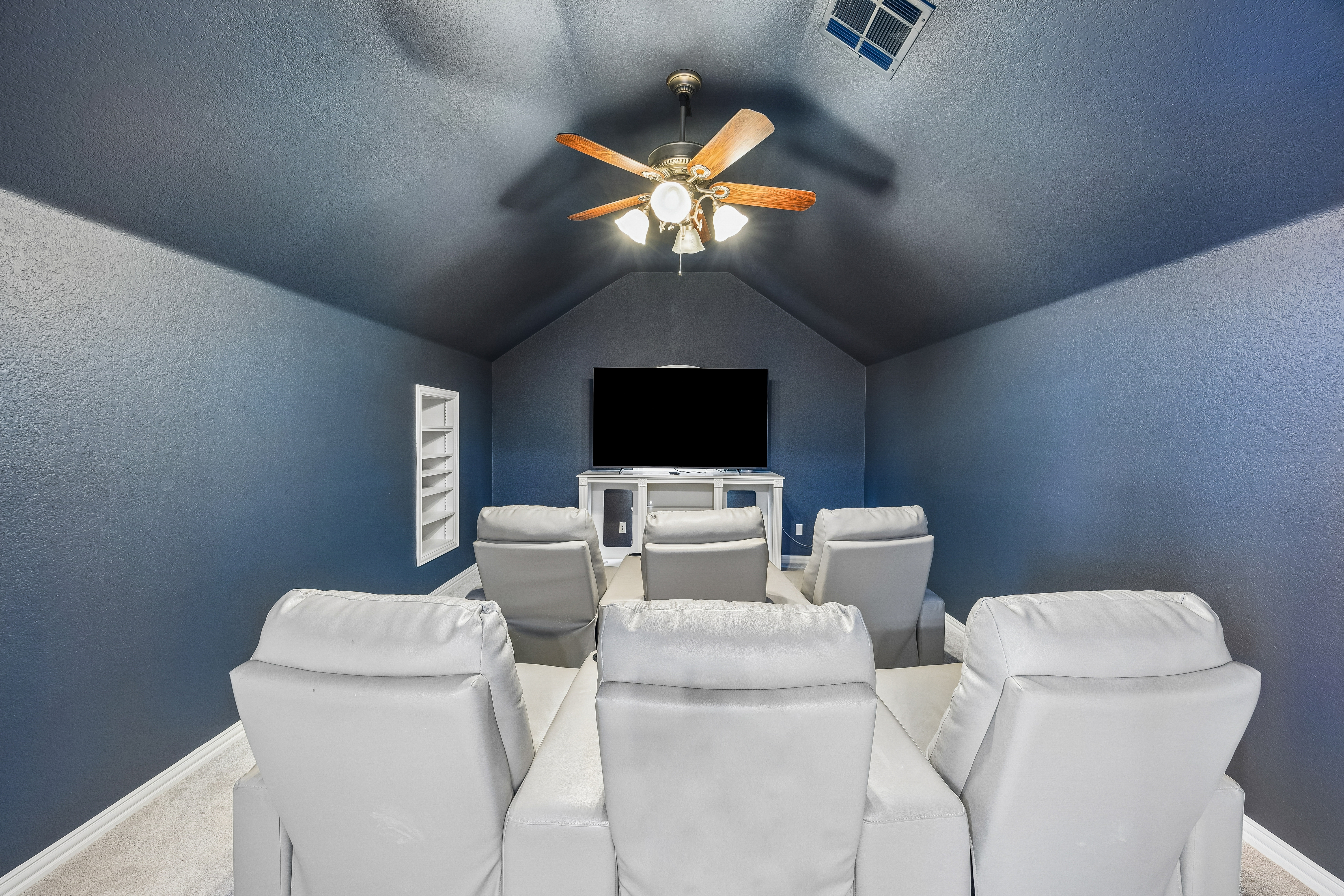 Dedicated theater room